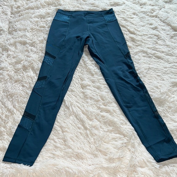Lululemon athletica teal leggings size 10, no tags - Picture 3 of 16